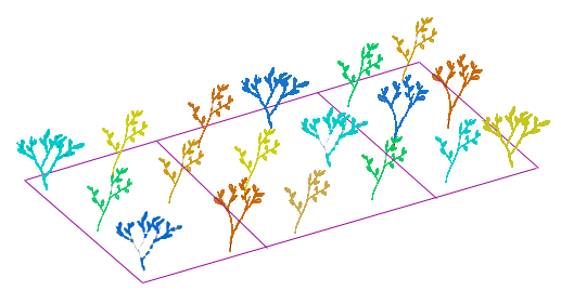 Split-block sample layout