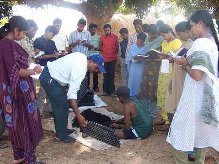 Students at Training