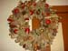 Dry flower wreath